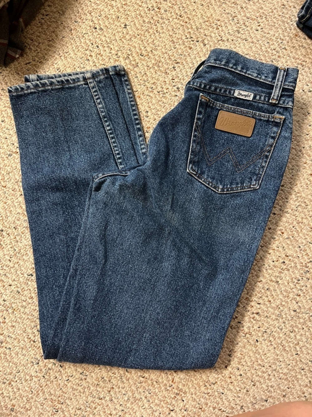 Wrangler Mom Straight Jeans Classic Blue Women's Jeans 5/6